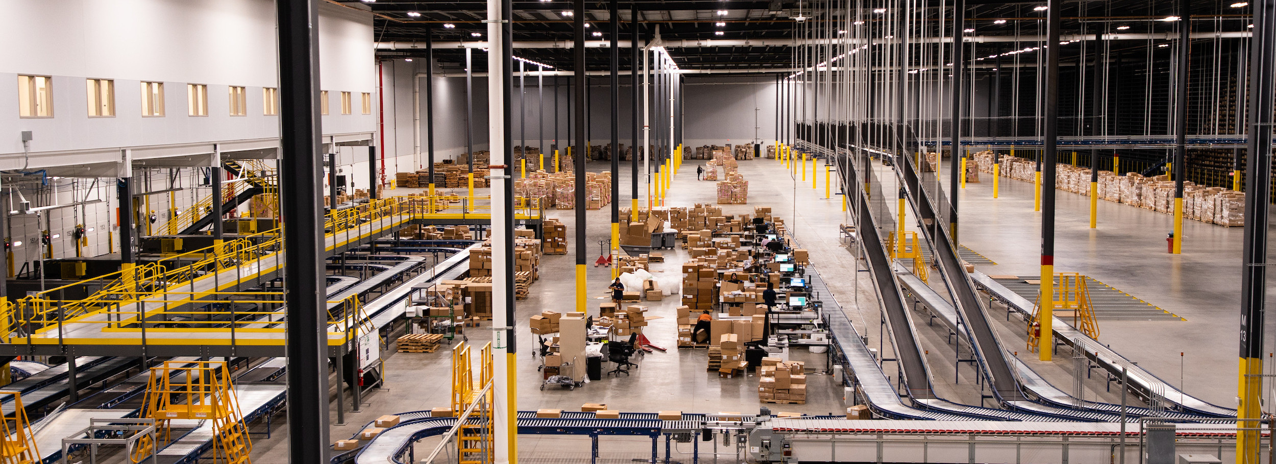 Warehouse factory assembly line