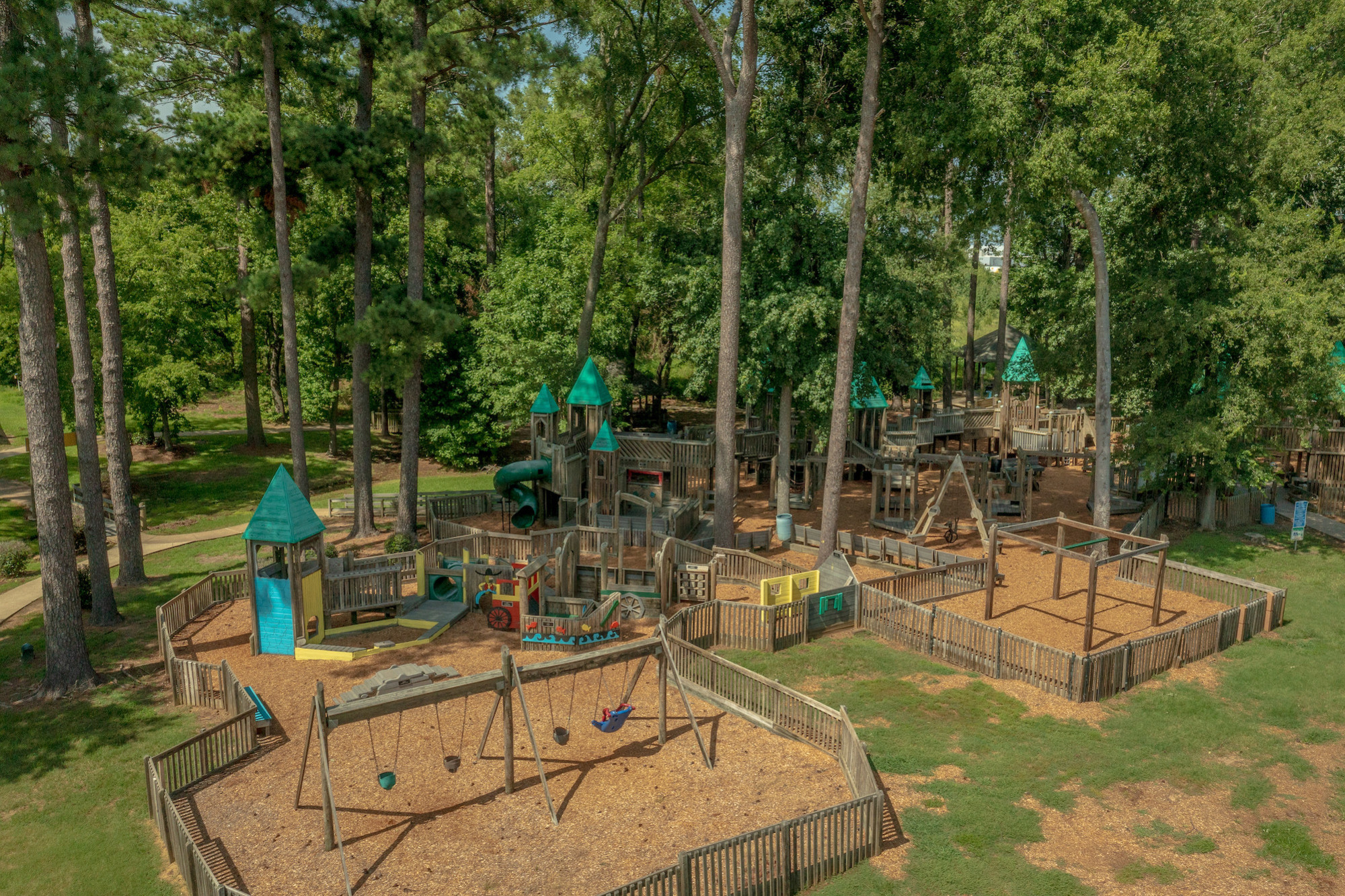 Lear Park Playground Aerial